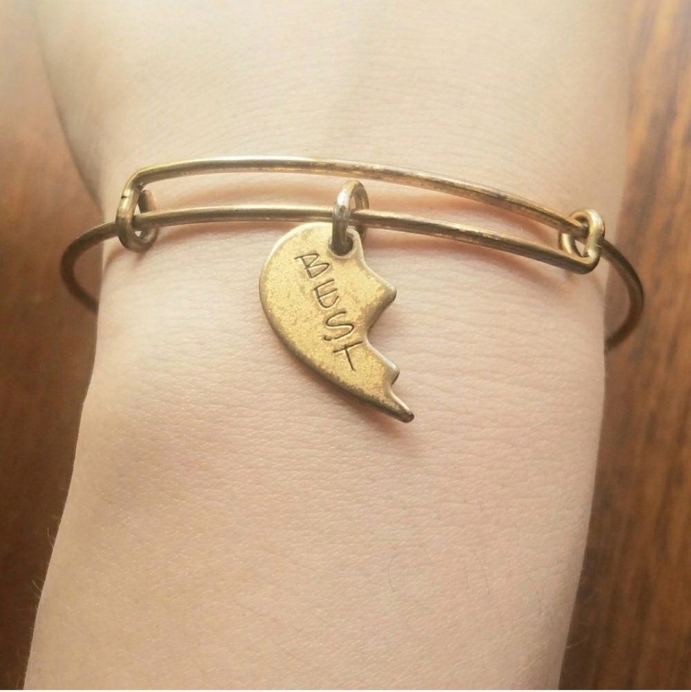 *RETIRED* Alex & Ani Gold "Best" Bangle
